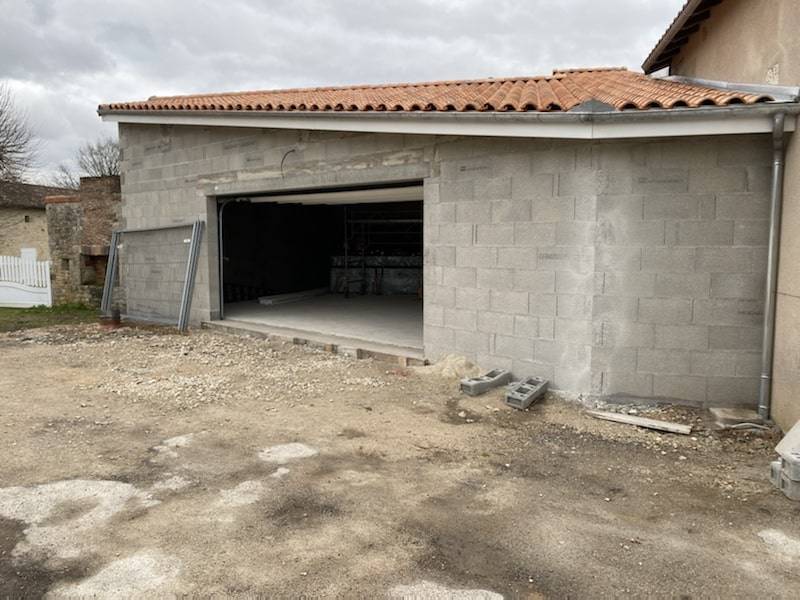 Construction de garage attenant à l'habitation avec cage d'ascenseur 31-min